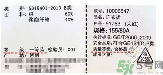 衣服一等品是什么意思？衣服一等品和合格品哪個好？