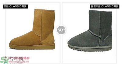 ugg是什么牌子？ugg雪地靴真假辨別圖對比