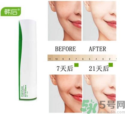 韓后茶蕊嫩白系列怎么樣？韓后茶蕊baby白好用嗎？