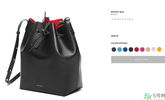 Mansur Gavriel水桶包價(jià)格多少錢(qián)？Mansur Gavriel水桶包尺寸大小