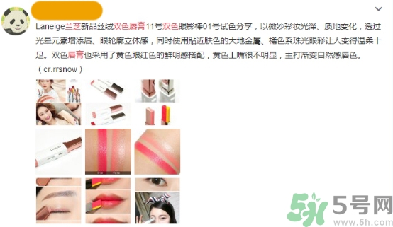 蘭芝雙色口紅哪個(gè)顏色好看？蘭芝雙色口紅怎么涂？