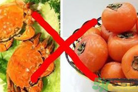大閘蟹和柿子為什么不能一起吃？柿子和螃蟹隔多久可以吃？