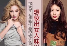 磚紅色是什么顏色？磚紅色口紅試色