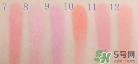 canmake腮紅膏哪個(gè)顏色好看？canmake腮紅膏試色