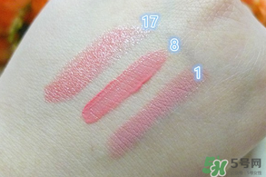 圣羅蘭ysl52和17哪個好看？ysl17和52試色比拼