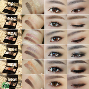 kate眼影哪個色號好？kate眼影br2和br3上妝