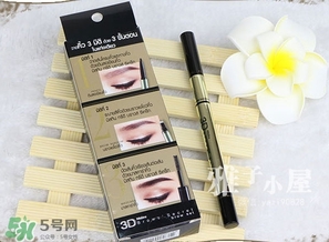 mistine3d三合一眉筆怎么用？mistine3d眉筆使用方法