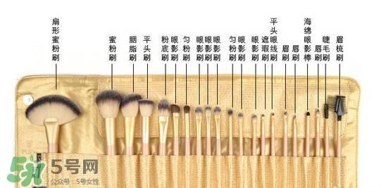 化妝刷有哪些？不同化妝刷怎么用？