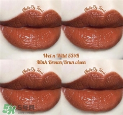 wet n wild口紅534色號(hào) 濕又野口紅534試色