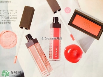 three2017櫻花限量有哪些？three櫻花限量化妝品多少錢