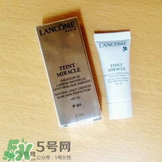 蘭蔻奇跡薄紗粉底液色號怎么選？蘭蔻奇跡薄紗粉底液色號試色