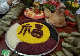 五色糯米飯用什么染？五色糯米飯怎么染？