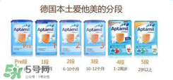 德國愛他美分段法及各段特點？德國愛他美分段說明
