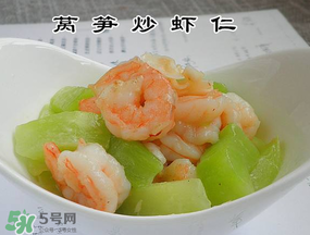 萵筍可以和蝦一起吃嗎？萵筍能和蝦仁一起吃嗎？