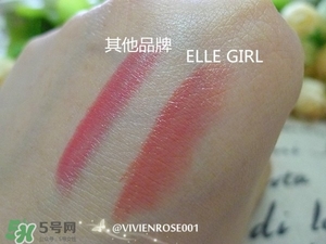 ellegirl愛爾甜心口紅怎么樣？ellegirl口紅色號試色