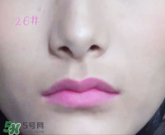 miss rose口紅怎么樣？miss rose口紅色號試色