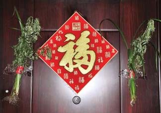 艾草掛門上是什么意思？艾草放門口什么作用？