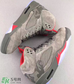 air jordan 5 camo配色正品多少錢？喬丹5代camo配色發(fā)售價(jià)格