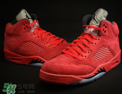 air jordan 5 red suede多少錢？喬丹5代紅色麂皮專柜價格