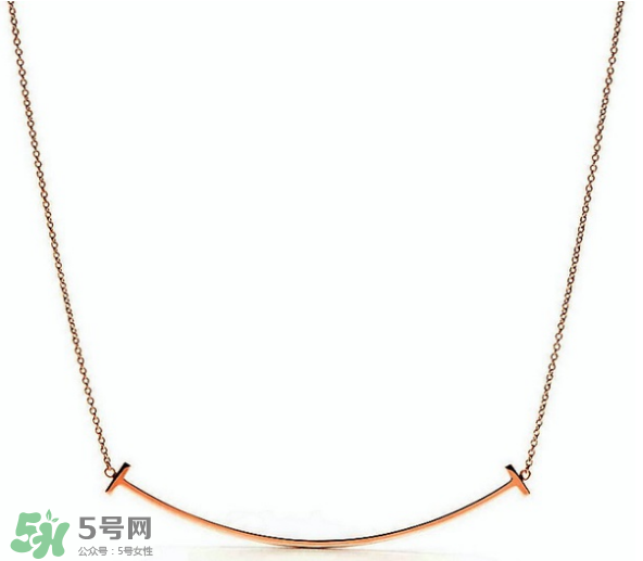 Tiffany t笑臉項鏈專柜價格 Tiffany t項鏈多少錢？