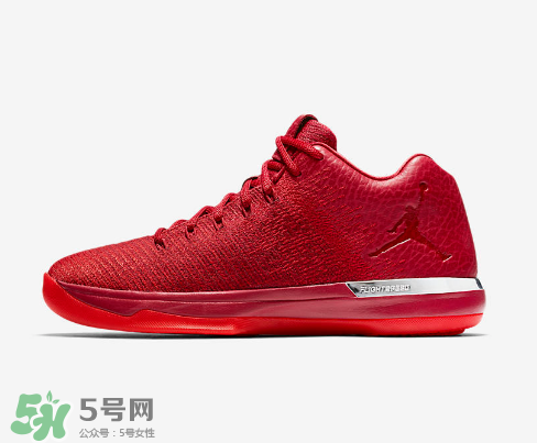 air jordan 31 low大紅配色多少錢？aj31 low紅色專柜價格