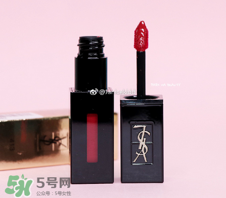 ysl黑管唇釉413是什么顏色？ysl圣羅蘭黑管唇釉413試色