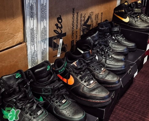 vlone與nike air force 1high聯(lián)名款運動鞋配色有哪幾種？