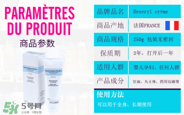 dexeryl嬰兒可以用嗎？dexeryl寶寶多大可以用？