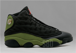 air jordan 13 olive多少錢？aj13橄欖綠配色專柜價(jià)格