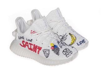 adidas yeezy 350 boost v2兒童定制版在哪買_怎么買？