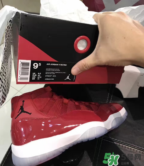 air jordan 11 gym red安東尼全紅配色實(shí)物怎么樣？