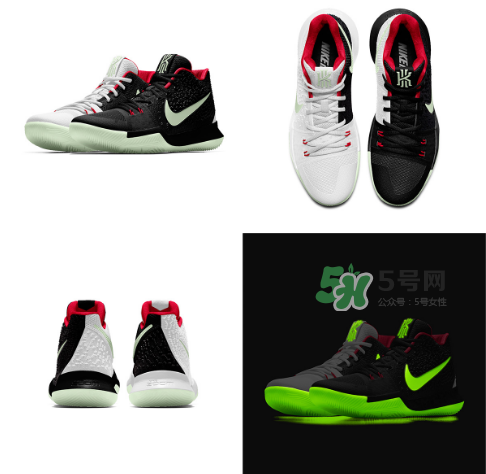 歐文同款黑白鴛鴦夜光kyrie 3怎么定制_在哪里買？