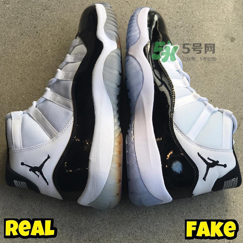 air jordan 11 concord真假怎么看？aj 11 concord真假鑒定
