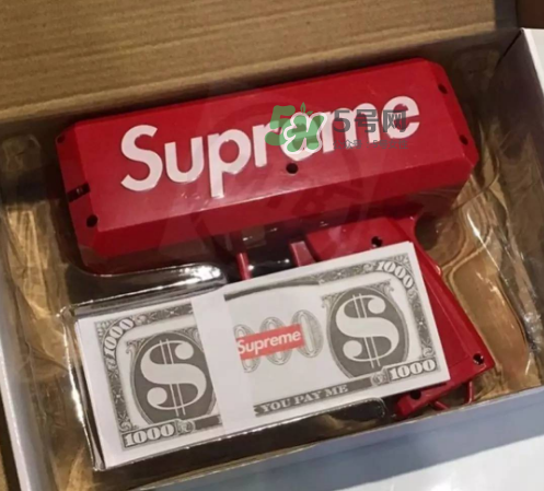 supreme噴錢槍多少錢？supreme鈔票槍價格