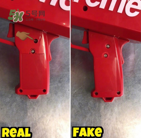 supreme cashcannon真假怎么看？supreme噴錢槍真假對(duì)比