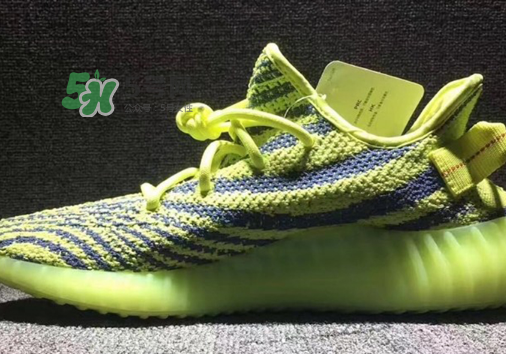 adidas yeezy boost 350 v2熒光黃椰子實物什么樣？