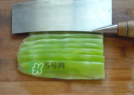 青筍怎么處理？青筍怎么切成菱形