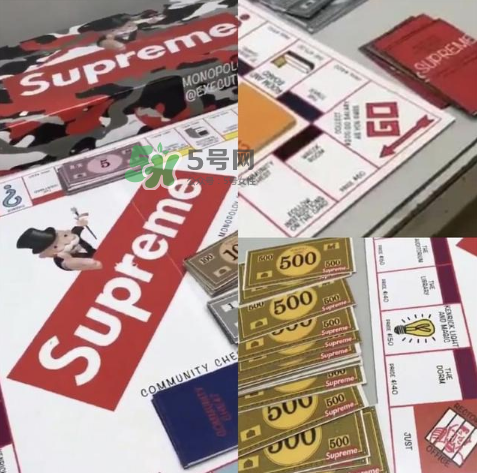 supreme版大富翁是什么樣的？大富翁和supreme聯(lián)名是真的嗎？