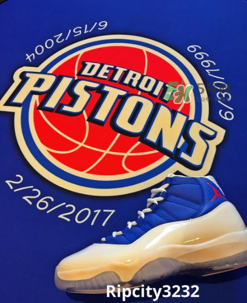 漢密爾頓同款air jordan 11活塞隊配色會發(fā)售嗎？