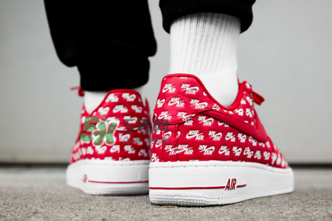 nike air force 1 low logo上腳效果怎么樣？空軍一號(hào)logo款上腳