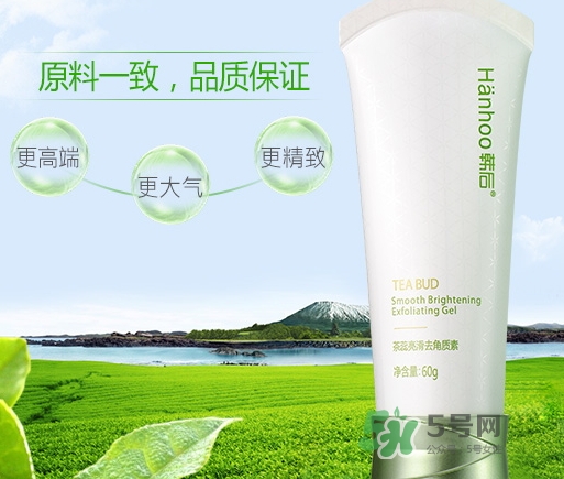 韓后茶蕊去角質(zhì)素怎么用？韓后茶蕊亮滑去角質(zhì)素用法