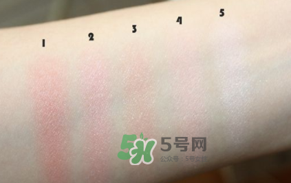 MAQuillAGE心機(jī)五色腮紅怎么樣？MAQuillAGE心機(jī)五色腮紅試色