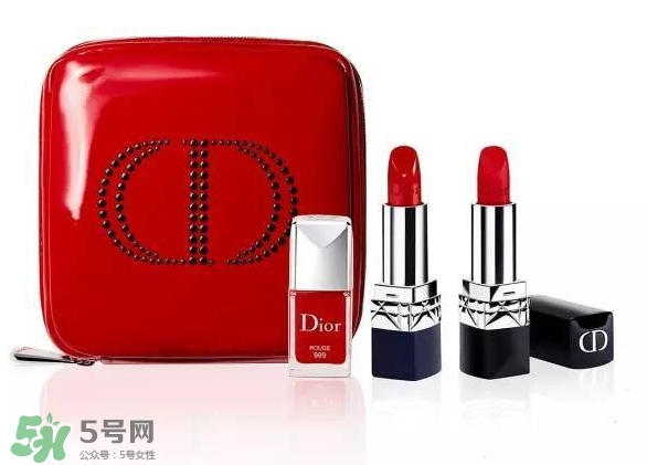 迪奧999摯愛紅唇套裝多少錢？迪奧999紅唇套裝試色