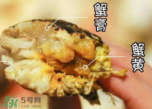 蟹黃是黑色的怎么回事？蟹黃中間有黑的是什么？