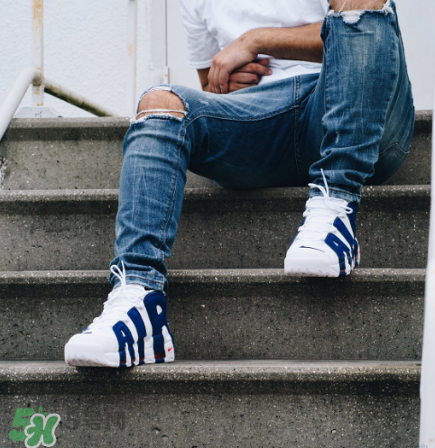 nike air more uptempo尼克斯配色上腳效果怎么樣？