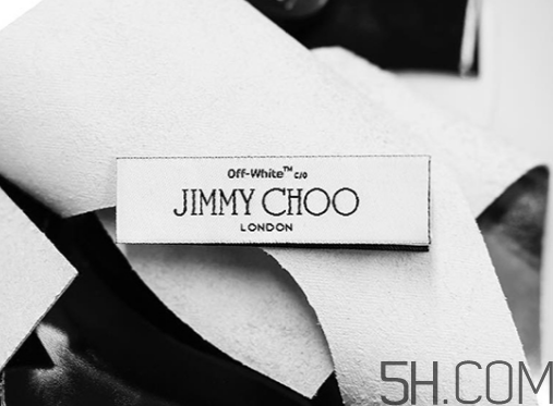 off white與jimmy choo聯(lián)名款鞋子實物什么樣？