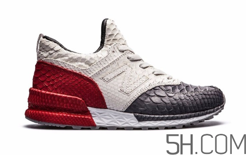 new balance 574 sport蟒蛇皮定制款實(shí)物什么樣？