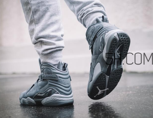 air jordan 8 retro cool grey上腳效果怎么樣？