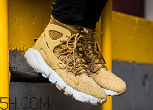 nike air footscape mid小麥配色上腳效果怎么樣？