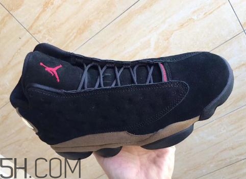 air jordan 13 olive麂皮橄欖配色上腳效果怎么樣？
